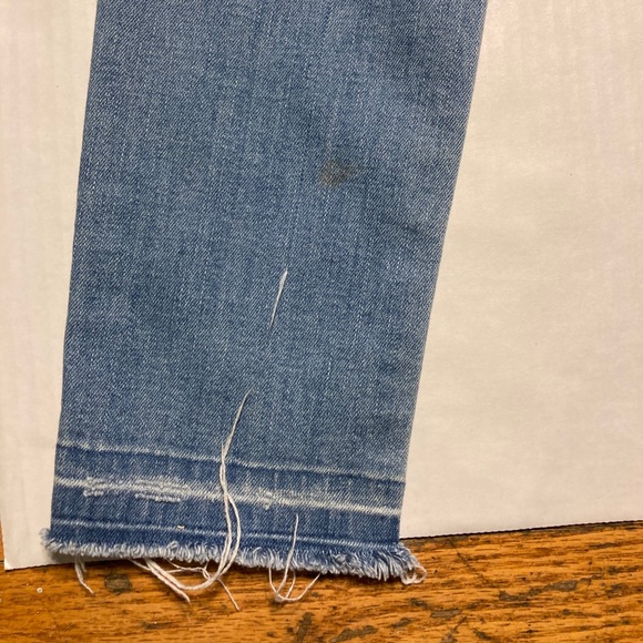 Flying Money Platinum Distress Raw Hem Skinny Jean - Picture 10 of 10